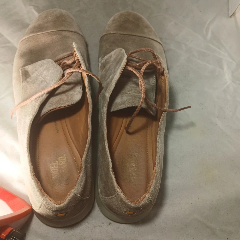 Samuel Hubbard Plain Toe Suede‎ Oxford Shoes Mens US 9 EU 40 UK 7 Tan Comfort